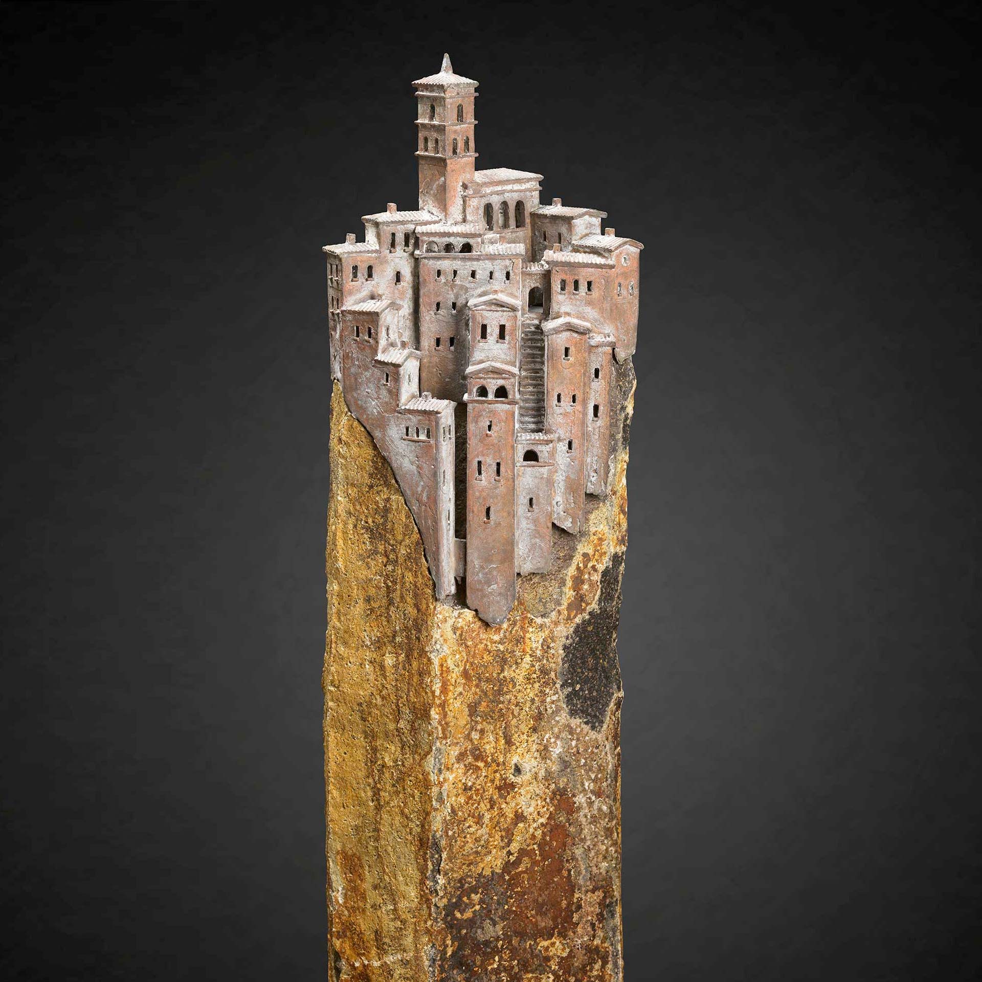 Bronzen landschap